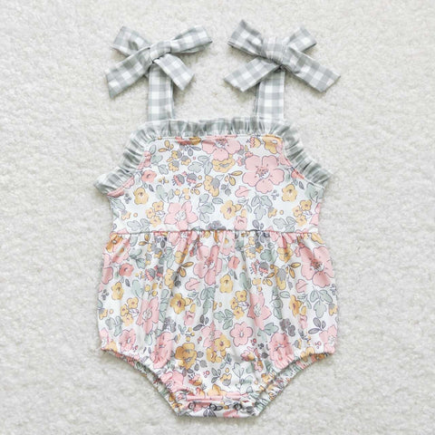 SR0921 baby girl clothes flower girl summer romper infant summer bubble