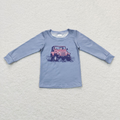 BT0392 baby boy clothes car boy  winter shirt