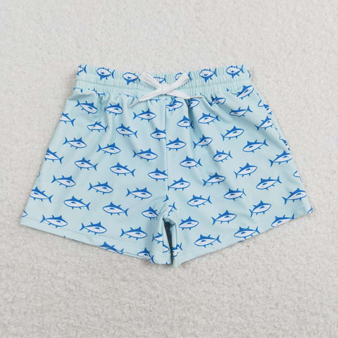 S0171 baby boy clothes boy swim shorts shark swimwear bathing shorts