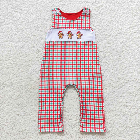 SR0406 baby clothes embroidery baby christmas romper