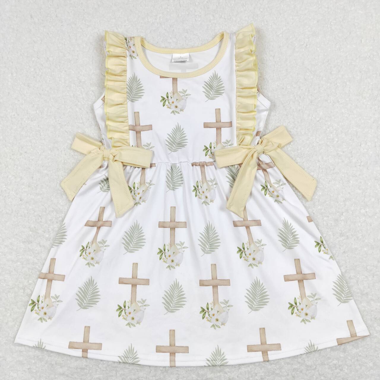 GSD0571 kids clothes girls cross girl easter dress baby spring clothes drsses