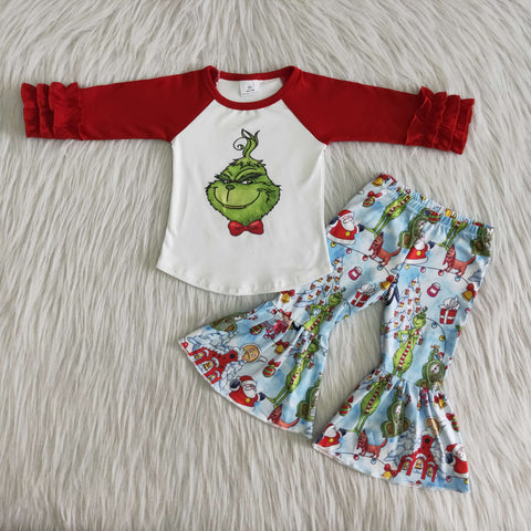 6 B4-17 baby girl clothes red christmas outfits-promotion 2023.11.11