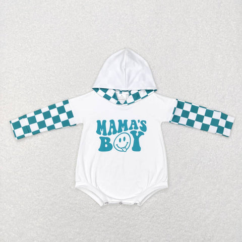 LR0541 baby clothes mama's boy winter bubble boy hoodies bubble mother's day clothes
