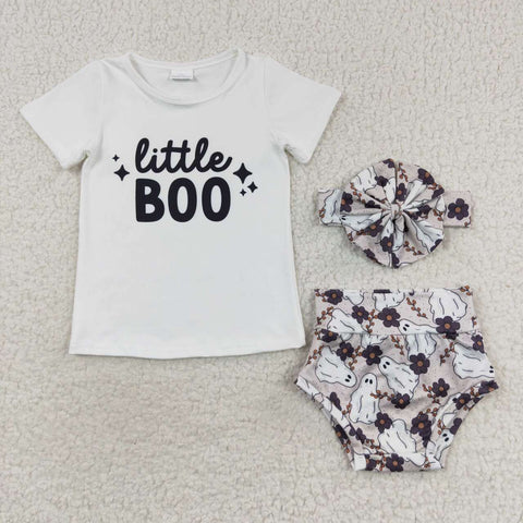 GBO0175 baby girl clothes halloween girl bummies set