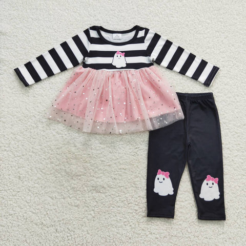 GLP0651 baby girl clothes tulle ghost girl halloween outfit