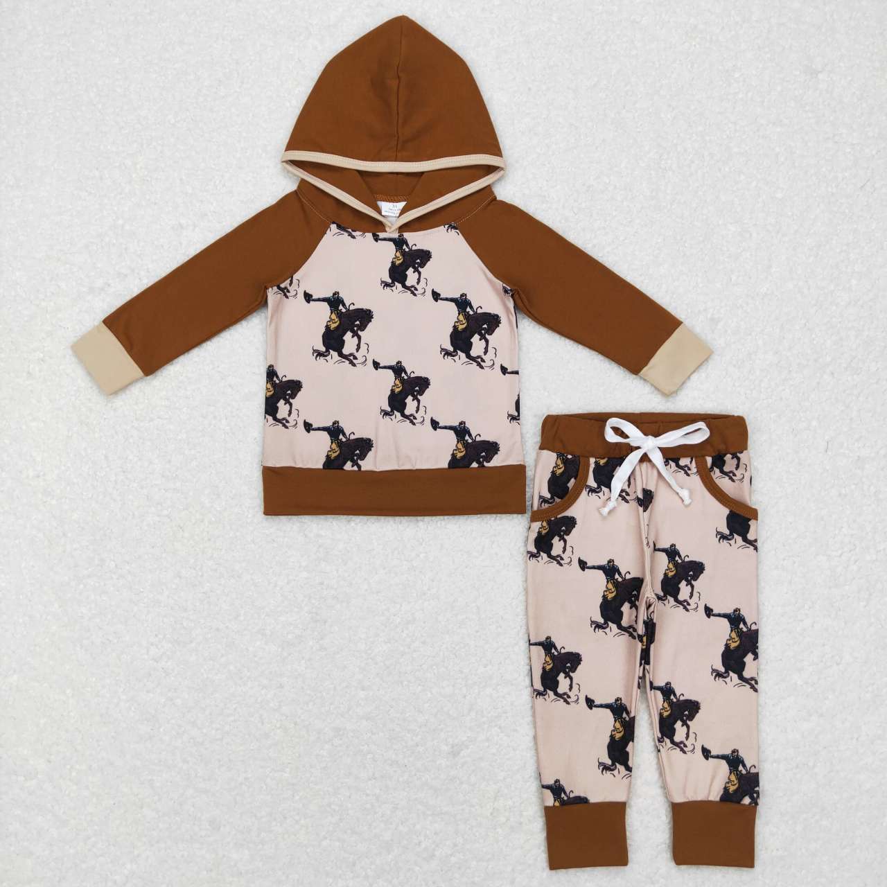 BLP0362 toddler boy clothes boy western winter hoodies set
