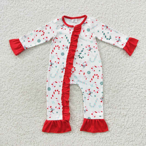 LR0501 baby girl clothes girl christmas romper