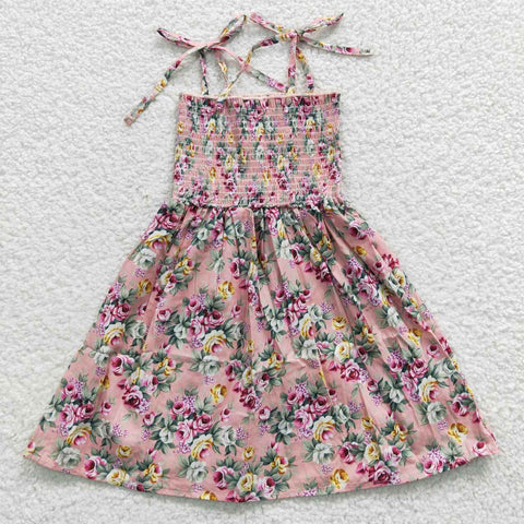 GSD0376 baby girl clothes 100% cotton girl summer dress