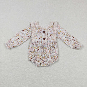 LR0769 baby girl clothes floral girl winter bubble
