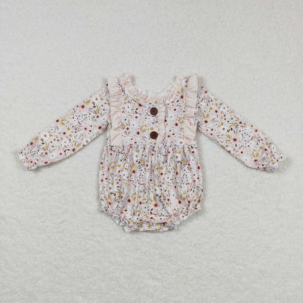 LR0769 baby girl clothes floral girl winter bubble