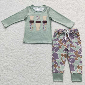 BLP0367 toddler boy clothes camouflage boy winter outfit