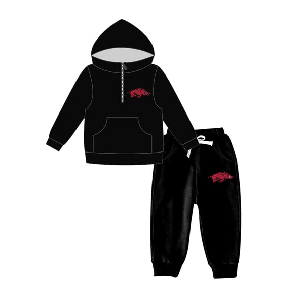 Custom order MOQ:3pcs each design 2pcs state toddler winter outfit