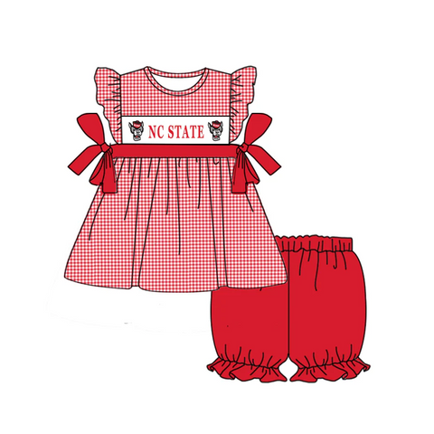 Order Deadline:25th Apr.Split order toddler clothes state girl summer set