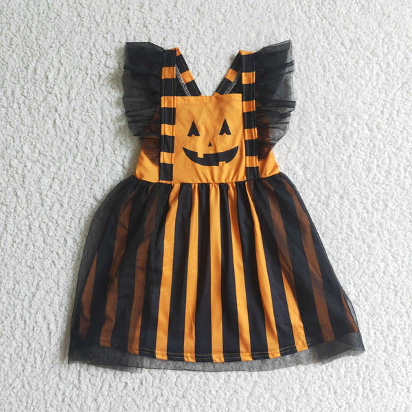GSD0138 kids clothes girls baby halloween tulle dress