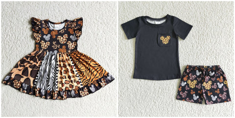 kids clothing summer matching clothes