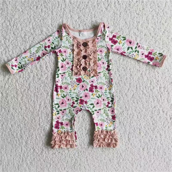 baby girl clothes floral matching winter clothing