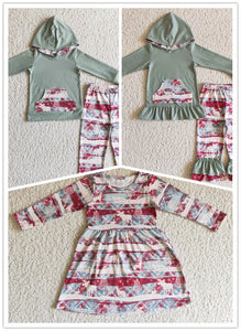 kids clothes deer matching clothing