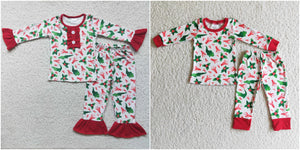toddler clothes crawfish winter matching pajams set