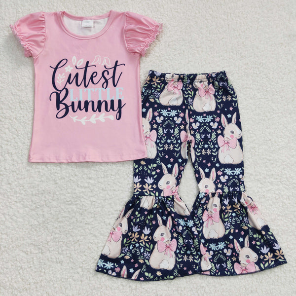 GSPO0461 baby girl clothes bunny easter outfits