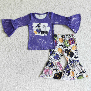 GLP0007 girl halloween purple long sleeve outfits