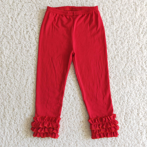 E2-27 baby girl clothes winter pants red leggings