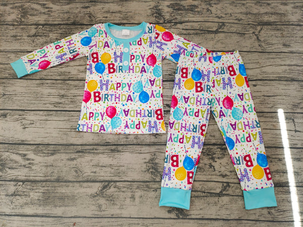 BLP0142 baby boy clothes happy birthday outfits