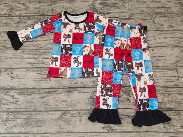 GLP0339 baby girl clothes winter pajamas