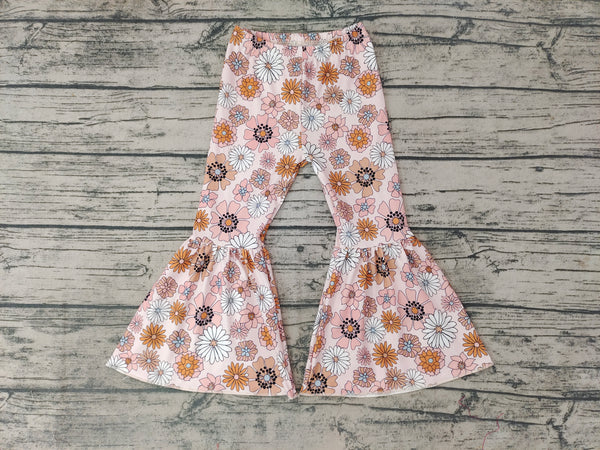 P0058 baby girl clothes bell bottom pant flare pant