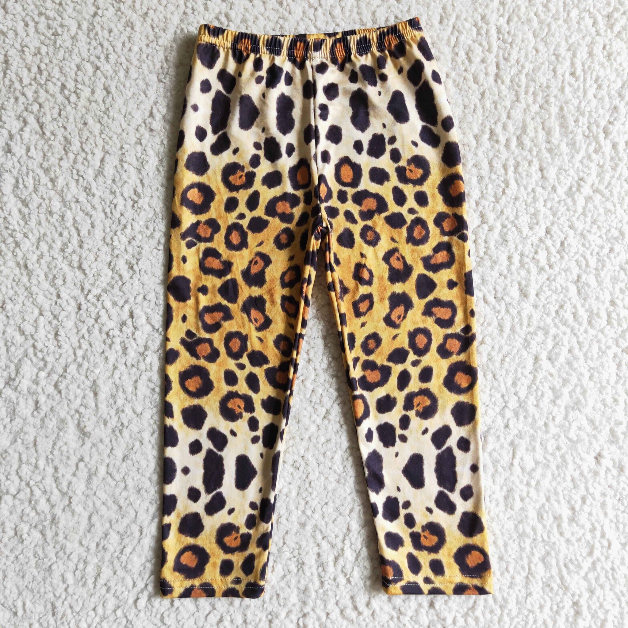 P0012 leopard girl winter pants straight pants