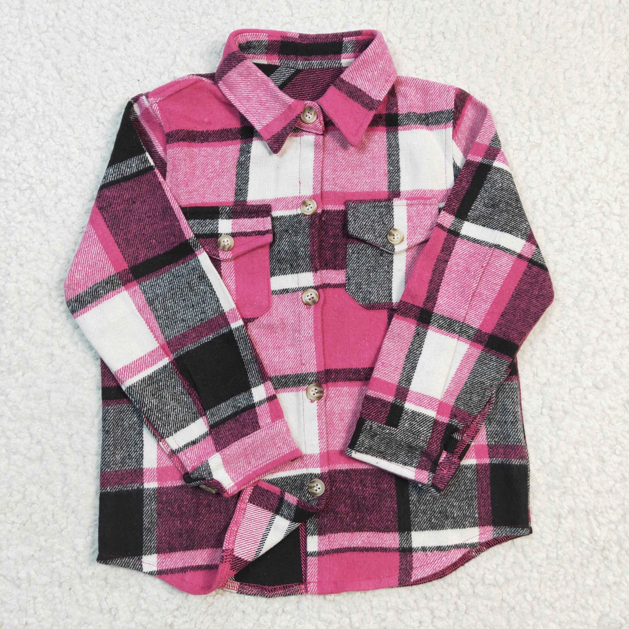 GT0104 toddler clothes plaid shirt fall spring coat