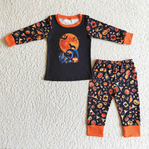 BLP0024 baby boy clothes halloween pajamas