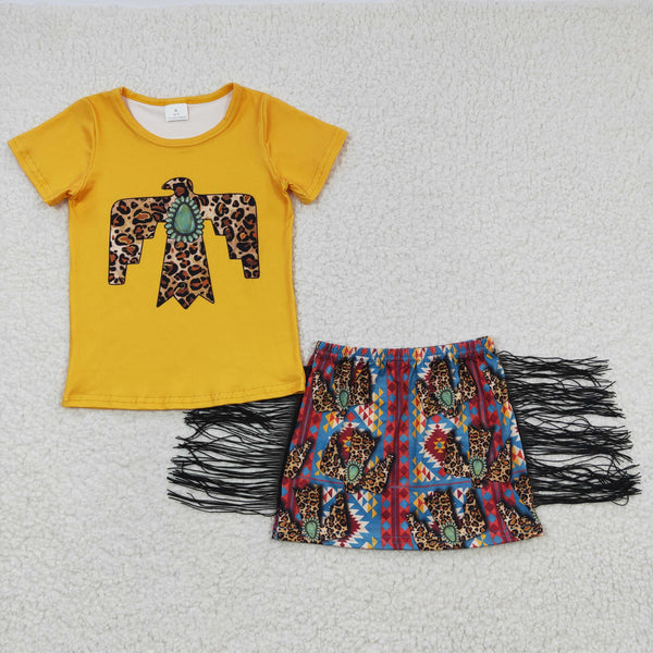 GSD0287 kids clothes girls girl summer skirt outfits