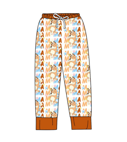 Order Deadline:10th Mar. Split order adult clothes cartoon dog  adult women pajamas pant