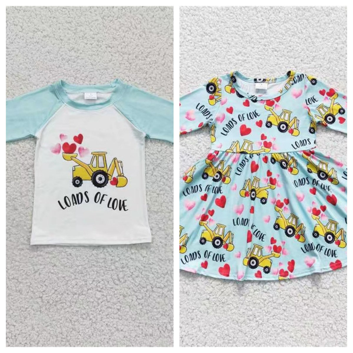 kids clothes valentines day matching clothing