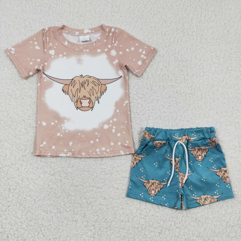 BSSO0198 toddler boy clothes summer shorts outfit