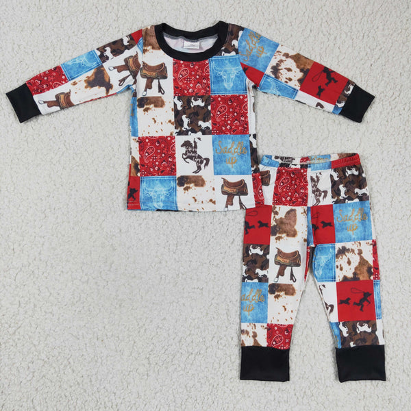 BLP0136 baby boy clothes winter pajamas