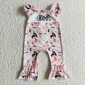 SR0091 baby girl clothes boo halloween baby romper