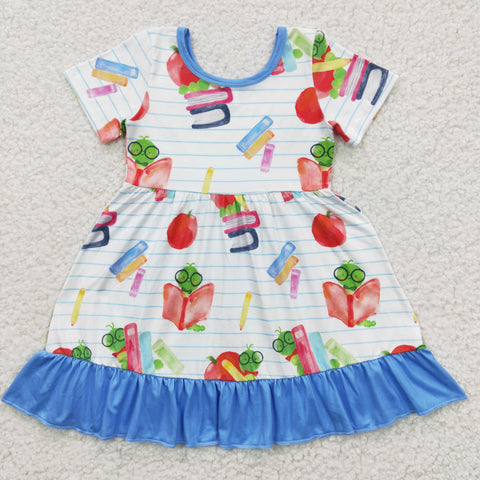 GSD0333 toddler girl clothes back to school girl dress