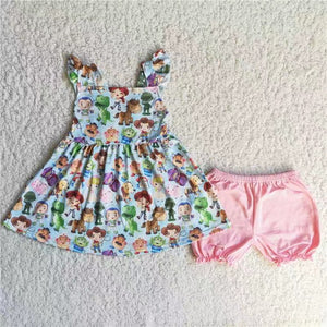 C14-3 baby girl clothes cartoon summer outfit set-promotion 2024.4.5 $5.5