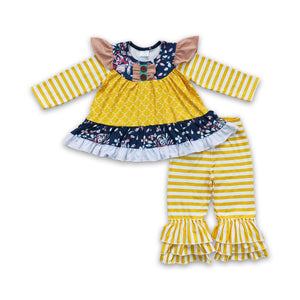 6 A20-11 baby girl clothes yellow winter outfits-promotion 2023.9.4