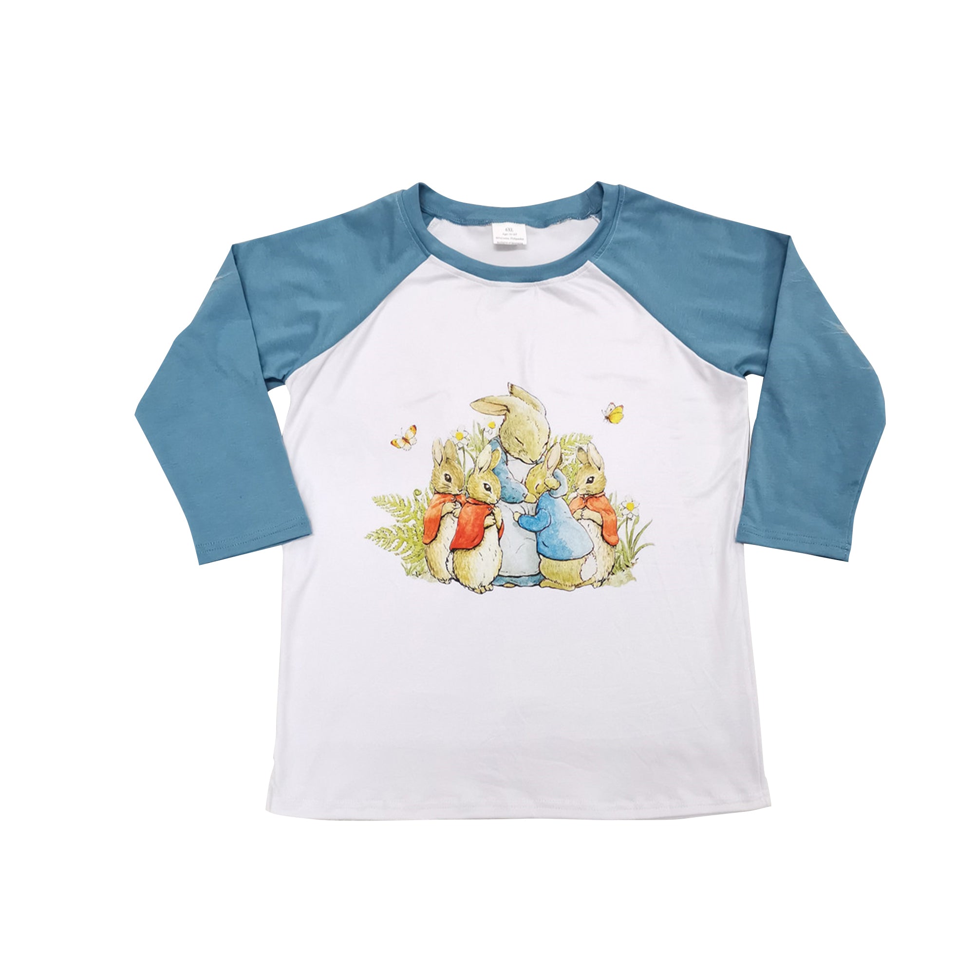 6 B13-33 baby boy clothes cute bunny easter shirt top-promotion 2024.2.3