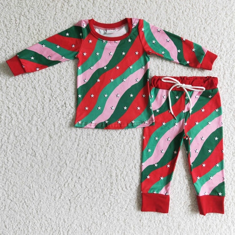 GLP0186 kids clothes boys winter pajama sets
