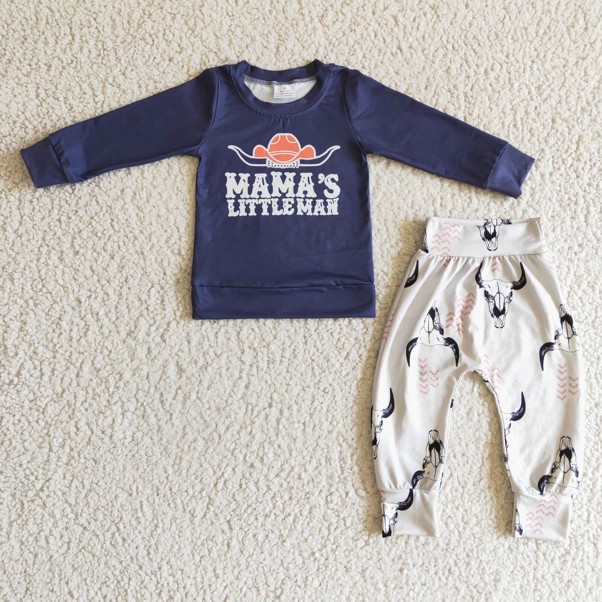 blp0118 baby boy clothes mama's little man winter outfits