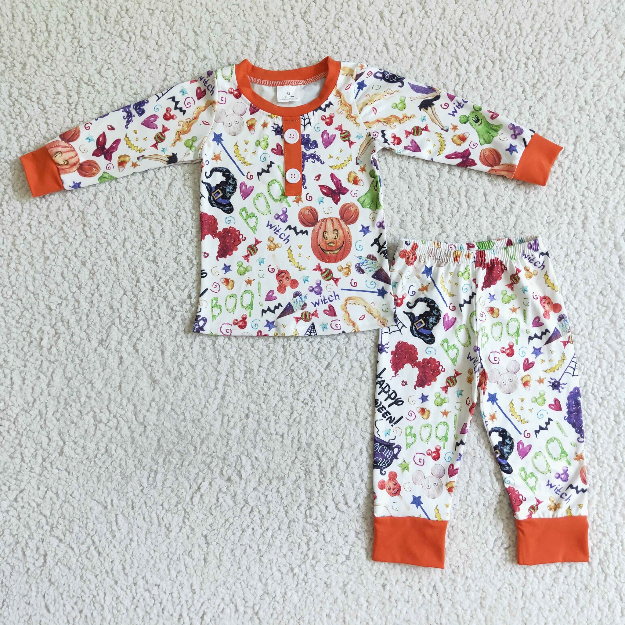 BLP0046 toddler boy clothes halloween boy pajamas