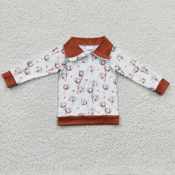 BT0096 toddler boy clothes zipper winter top