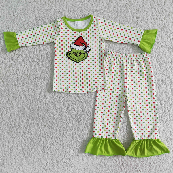 christmas cartoon matching pajamas B