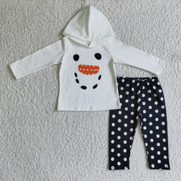 GLP0293 kids clothes boys snowman hoodies outfits