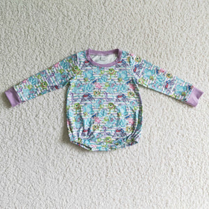 LR0102 baby girl clothes girl long sleeve bubble