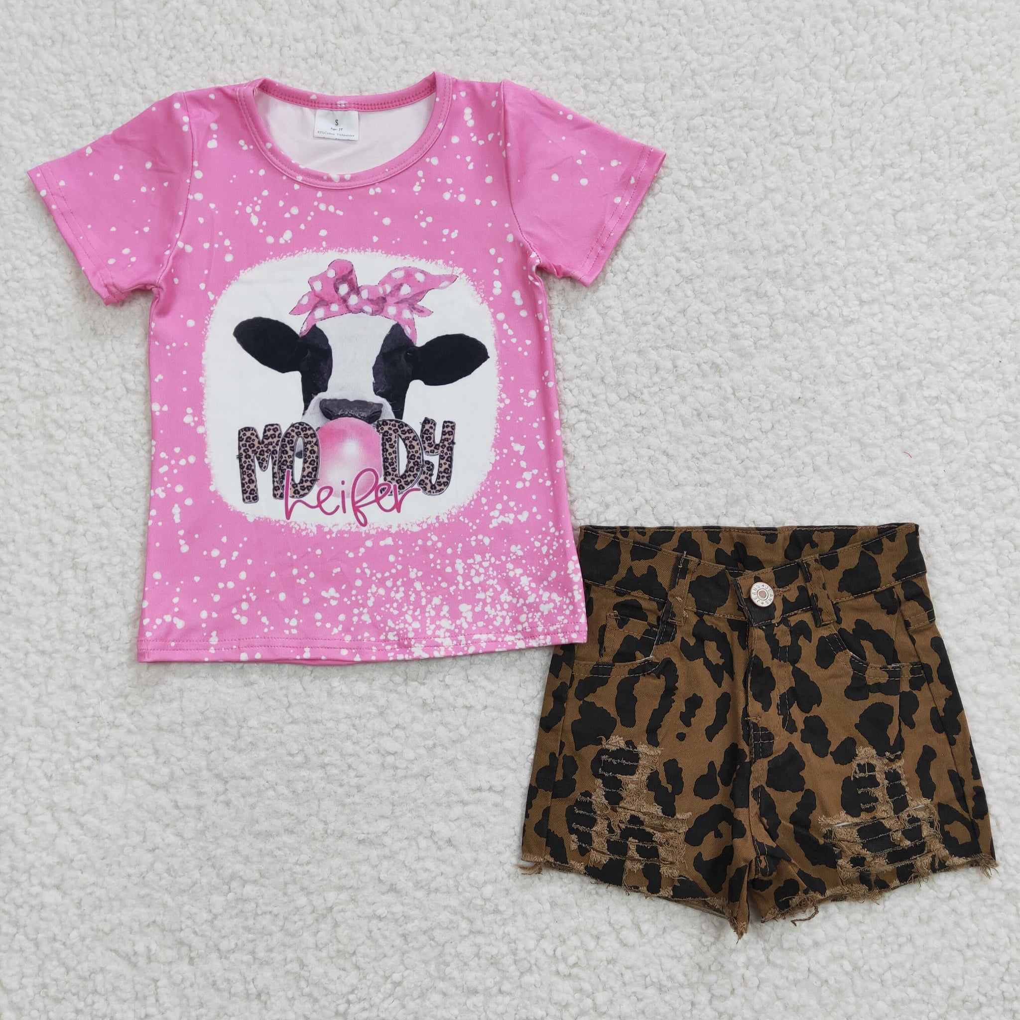GSSO0255 baby girl clothes summer summer shorts set