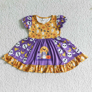 GSD0125 girl halloween twirl dress